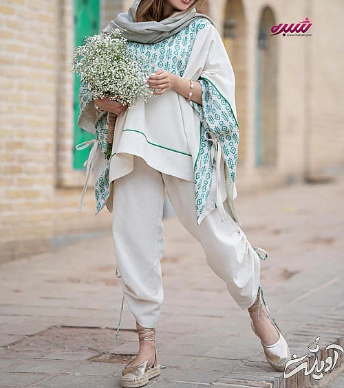 استایل تابستانی با مانتو لینن